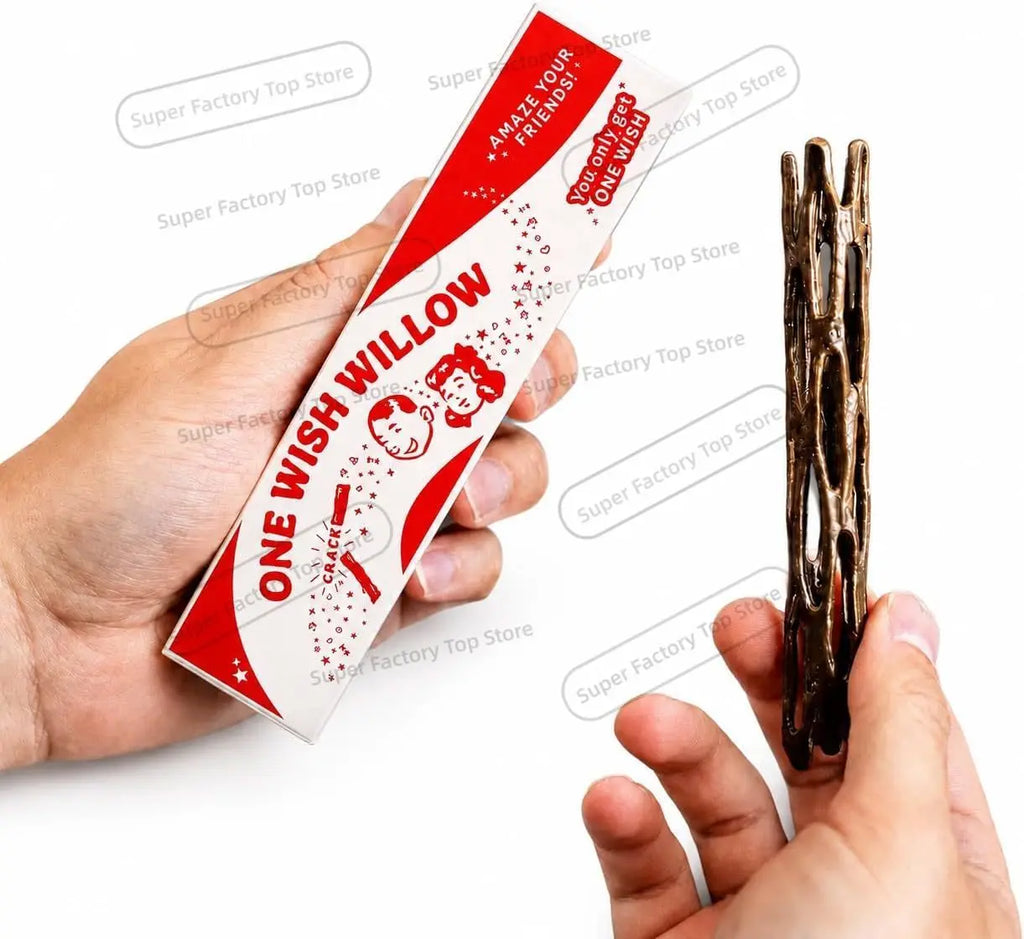 3D Printed One Wish Willow Stick with Box Black Willow Break And Wish Sticks Multi-Purpose Wishing Figurine Gifts for Friends