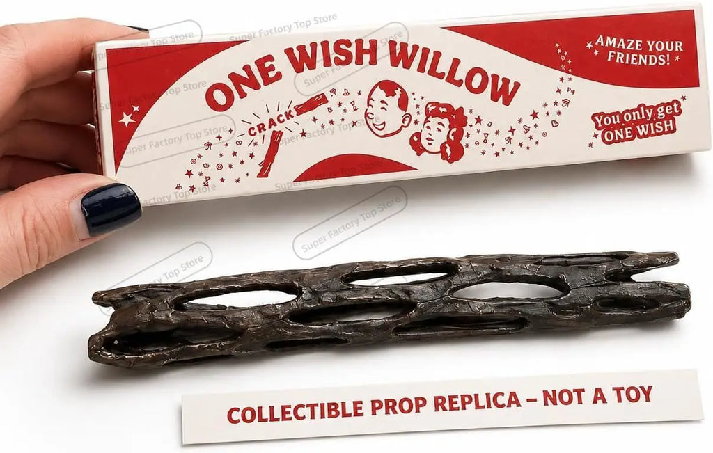 3D Printed One Wish Willow Stick with Box Black Willow Break And Wish Sticks Multi-Purpose Wishing Figurine Gifts for Friends