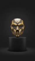 Spectral Mask Gold-Accented Replica